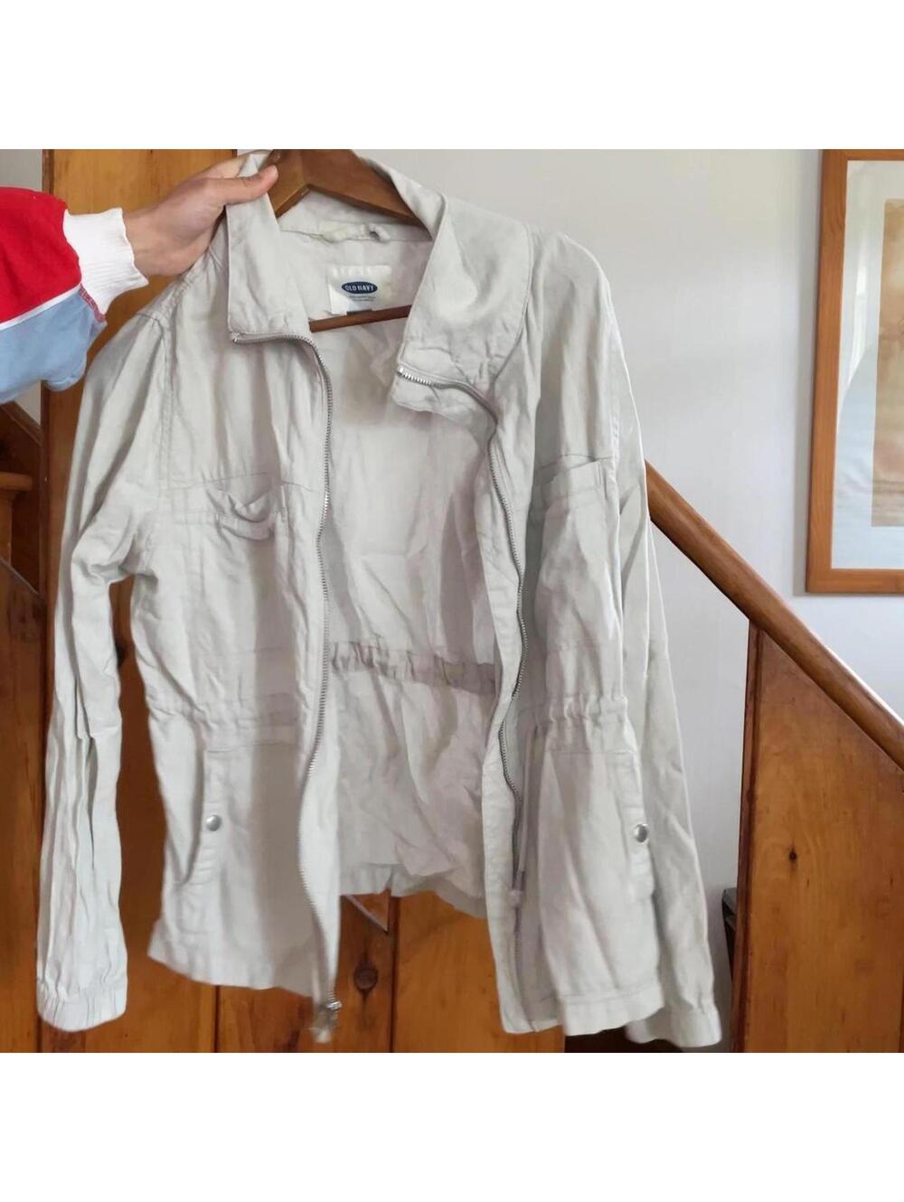 Old Navy cream utility jacket Size S - Picture 5 of 5